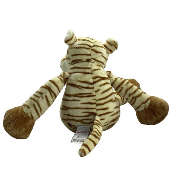 Gund Porter the Tiger Wild Cat Striped Pellet Filled Plush Stuffed Animal Toy - Picture 3 of 6